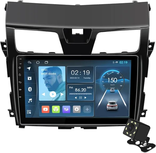 Vista 8 de 1+32G 10.1 pulgadas Android 14 estéreo para coche Nissan Altima 2013-2015 pantalla táctil IPS Radio de coche con Carplay y Android Auto Soporte
