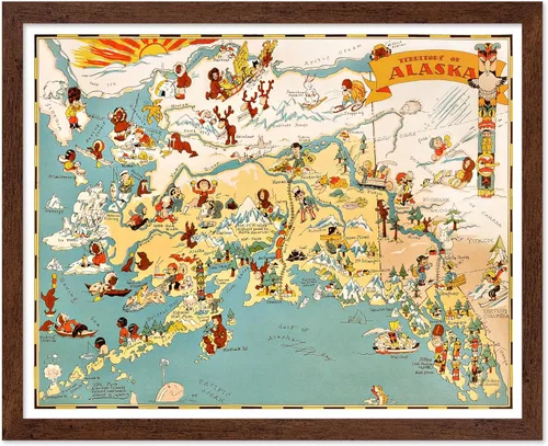 Vista 34 de Poster Master Póster retro de viaje con mapa monumental vintage de Florencia, arte italiano, gran regalo para hombres, mujeres, amantes
