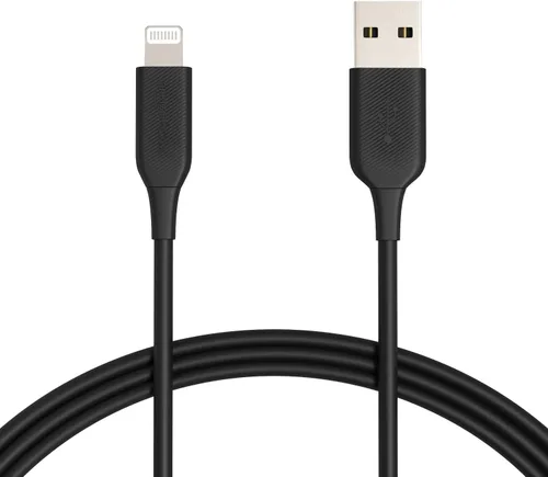 Vista 14 de Amazon Basics Paquete de 2 cables de carga USB-A a Lightning ABS, cargador certificado MFi para Apple iPhone 14, 13, 12, 11 X Xs Pro, Pro Max, Plus