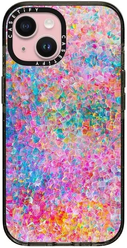 Vista 92 de CASETiFY Impact Funda para iPhone 15 [Probada contra Caídas de Grado Militar 4X / Protección contra Caídas de 8.2 pies / Compatible con Magsafe]