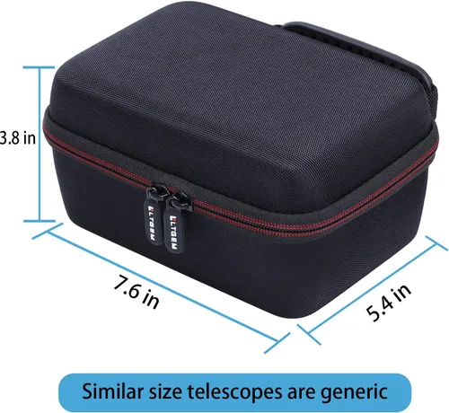 Vista 3 de LTGEM - Funda monocular rígida compatible con telescopio monocular Gosky de 12 x 55 o Titan 12 x 50 o Pankoo 40 x 60