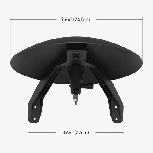 Vista 6 de Holicfun Cubierta de sombra de lluvia con soporte ajustable para cámara exterior, color negro (paquete de 2)
