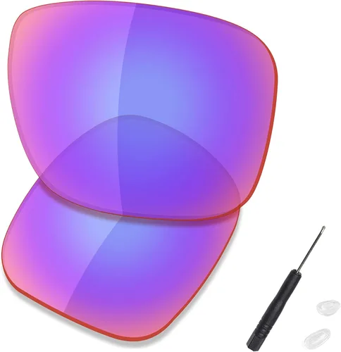 Vista 15 de SAUCER Premium Replacement Lenses & H20 Screwdriver & Nose Pieces for Oakley Holbrook Metal OO4123 UV400 Protection