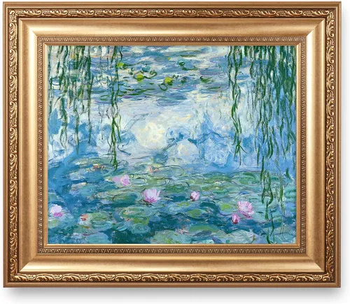 Vista 18 de A&T ARTWORK Antibes Seen from The Salis Gardens de Claude Monet Las Obras de Arte Clásico Mundial Reproducciones, Impresiones de Arte en Lienzo