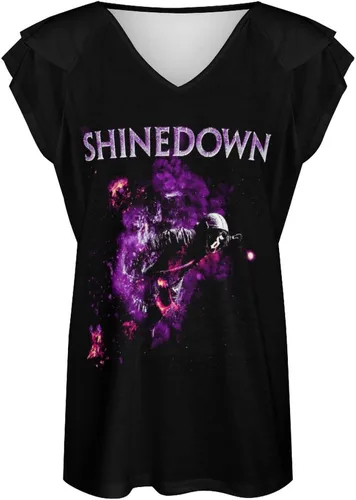 Vista 3 de Camisetas para mujer UPF 50 + manga corta con cuello en V