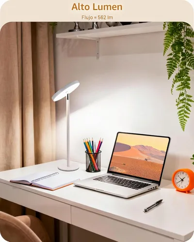 Vista 4 de EDISHINE Lámpara de escritorio LED, lámpara de mesa con alto CRI 90+, 2