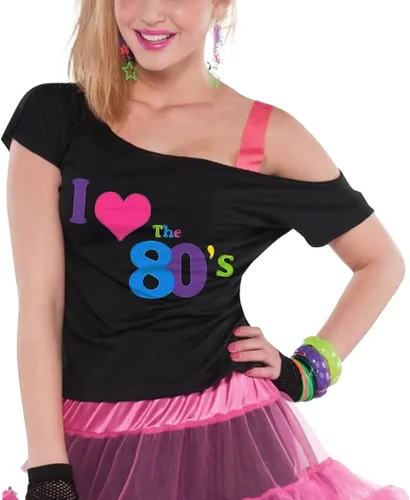 Vista 2 de Kangaroo Disfraces de Halloween - I Love The 80's Shirt