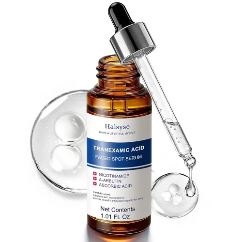 Vista 8 de Suero iluminador multipéptido: suero facial antienvejecimiento con ácido alfa arbutina tranexámico y vitamina C Fórmula brillante para mejorar