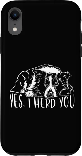 Vista 25 de Border Collie I Herd You Herd You Dog Funny Dog Saying Case for iPhone 17