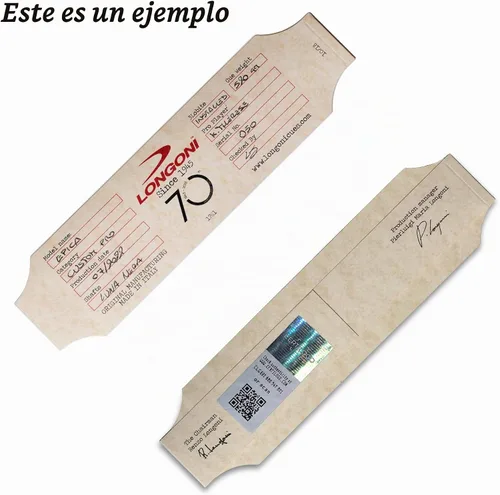 Vista 7 de Longoni Epica Carom Taco de 3 cojines con 1 Luna Nera FE71 eje VP2 junta sin envoltura