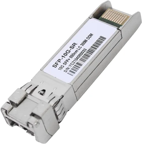 Vista 8 de Módulo de fibra SFP+ de 10 Gb de alta velocidad, compatible con Cisco, Netgear, Meraki y más Transceptor LC multimodo 10G-Base-SR, MMF de 850 nm