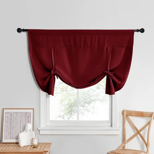Vista 51 de NICETOWN Cortina Opaca con Aislamiento Térmico – Persiana Enrollable para Ventana de Bebé para Dormitorio/Acción de Gracias