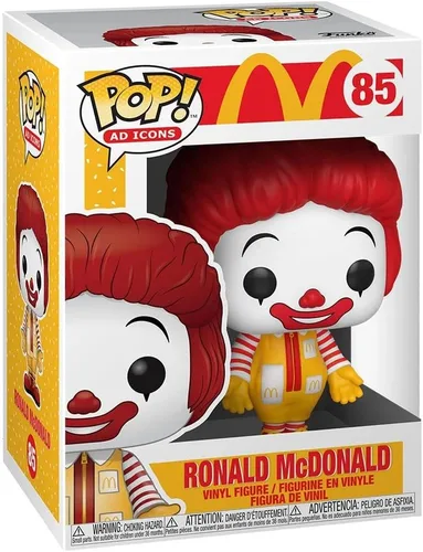 Vista 2 de Funko Pop! Iconos publicitarios: McDonald's - Paquete Ronald McDonald con 1 protector de caja PopShield Pop