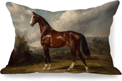 Vista 11 de Fundas de almohada de 12 x 20 pulgadas, regalos para amantes de los caballos, fundas de almohada lumbares decorativas para el hogar, sala de estar