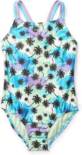 Vista 20 de Speedo Traje de baño de una pieza para niña con tiras finas Azul (Blue Print)