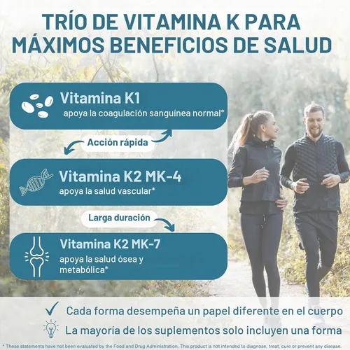 Vista 4 de Complejo de vitamina K de espectro completo Igennus, K1 y K2