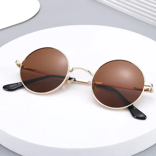Vista 7 de Pro Acme - Gafas de sol polarizadas redondas para hombre y mujer, estilo John Lennon