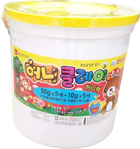 Vista 5 de Donerland Juego de miel de arcilla de miel (1.76 oz x 5 colores + 0.35 oz 5 colores)
