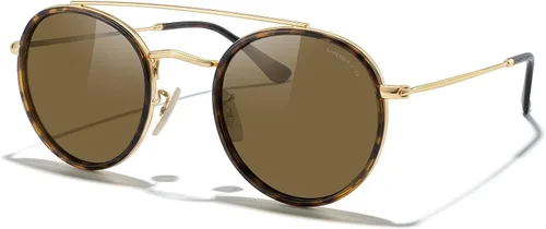 Vista 2 de MERRY'S Gafas de sol polarizadas redondas retro - Gafas de sol unisex de doble puente