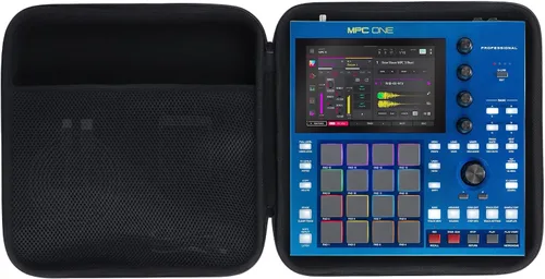 Vista 10 de Lebakort Estuche rígido compatible con Akai Professional MPC One G2 Center Azul