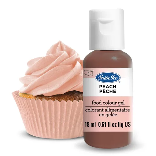 Vista 21 de Gel de colorante alimentario líquido Satin Ice, botella de 0.61 onzas líquidas, negro