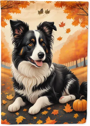 Vista 48 de Caroline's Treasures DAC1001GF Affenpinscher - Bandera decorativa para jardín de otoño, decoración para patio exterior, patio, parterres