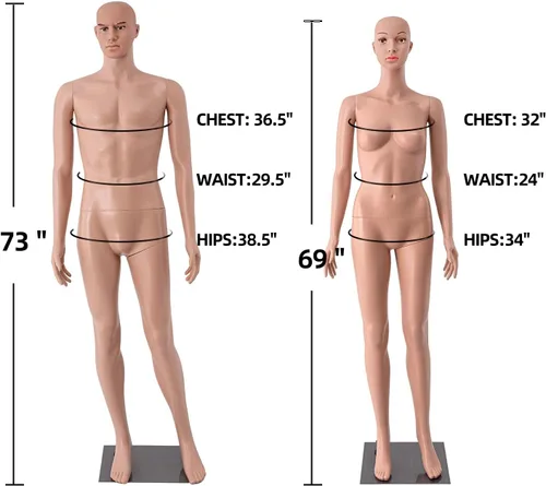 Vista 7 de Maniquí de cuerpo completo, maniquí desmontable ajustable con soporte para costura, sastrería, diseño de disfraz de cosplay y exhibición