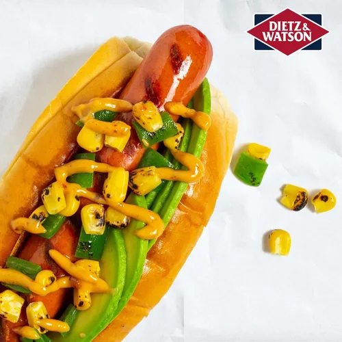 Vista 2 de Dietz & Watson Perros Dietz Angus Negros, Salchichas de Carne de Res Sin Curar, 14 oz