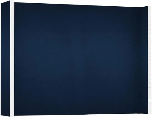 Vista 40 de EverPanel - Kit de pared modular de 7 x 7 pies, color azul oscuro SoundSorb con ribete negro, divisor de habitación, paneles de pared entrelazados