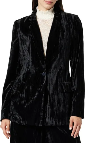 Vista 13 de The Drop Blake - Blazer largo para mujer Boucle negro