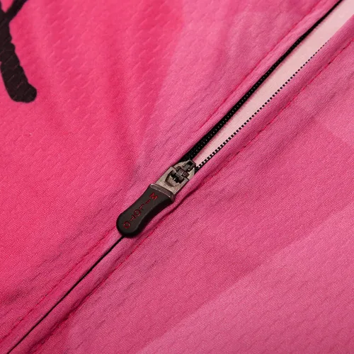 Vista 6 de Maillot de ciclismo para mujer, manga corta y babero de verano acolchado