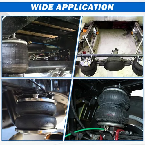 Vista 9 de Kit de línea de aire DOT de 1/4 pulgadas para kit de suspensión de bolsa de resorte de aire con accesorios, línea de aire PA DOT de 25 pies