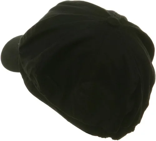 Vista 2 de e4Hats.com Gorra de periódico elástico de algodón