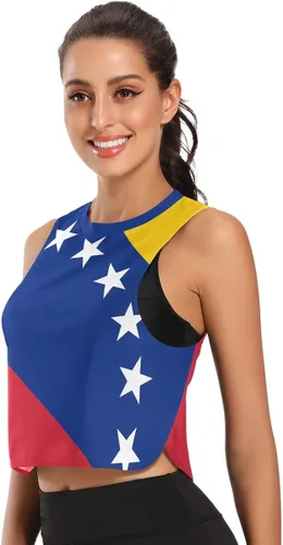 Vista 3 de Camiseta corta sin mangas para mujer, camiseta sin mangas