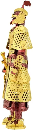 Vista 4 de Metal Earth Fascinations Chinese Ming Armor 3D Kit de modelo de metal con pinzas