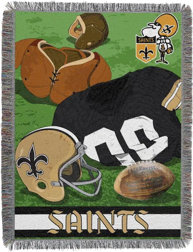Vista 53 de Northwest NFL Woven Tapestry Wall Hanging, 48 x 60 Inches, Officially Licensed, Decorative Fringes