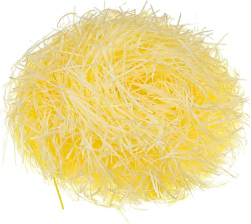 Vista 17 de Zonon Cesta de pasto de Pascua de 17 onzas, trituradores de papel de rafia, relleno de papel de rafia, para embalaje de regalo, caza de huevos