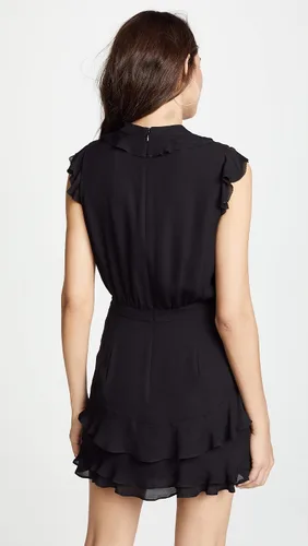 Vista 3 de Parker Vestido corto de manga con volteo tangia para mujer