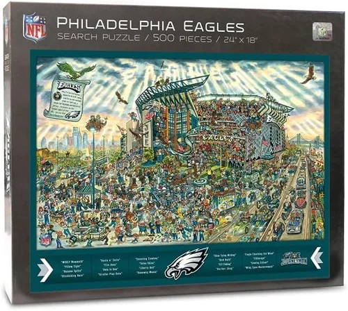 Vista 9 de YouTheFan NFL Joe Journeyman - Rompecabezas de equipo de 500 piezas de 18 x 24 pulgadas