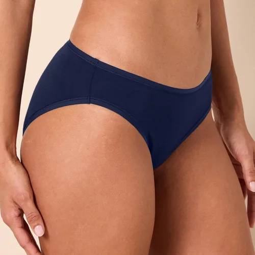 Vista 3 de Tienda Essentials Ropa interior de bikini de algodón para mujer (disponible en tallas grandes), paquete de 6