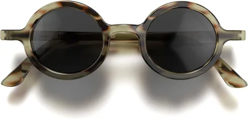 Vista 13 de LONDON MOLE® Gafas de sol Moley Gafas redondas frescas Hombre Mujer Unisex Bisagras de resorte