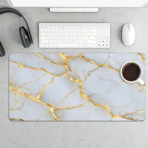 Vista 17 de Large Mouse Pad Beach Flamingos Palm Trees Rubber Base Keyboard Long Gaming Mouse pad Desk Mat Waterproof Non-Slip Protector Laptop Pads for Work