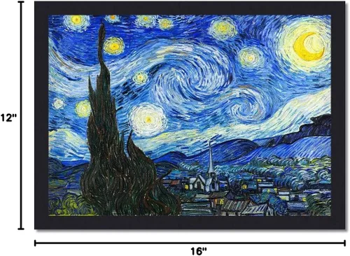 Vista 5 de ELITEART -Van Gogh (12x16, La noche estrellada)