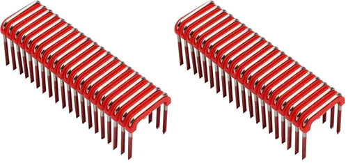 Vista 5 de 1" Cable aislado grapas MNM1-600 para pistola grapadora de cable Fits for 2448-20 Cable Staples Fastening Electrical Cables to Wood Surfaces-1