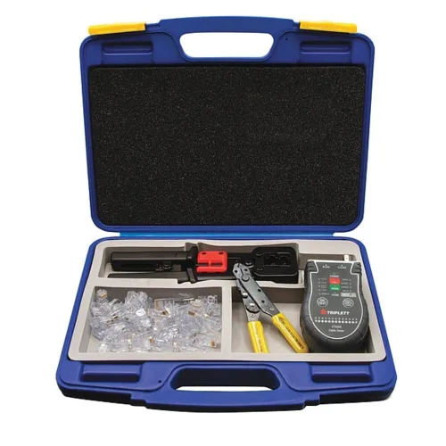 Vista 3 de Triplett GEM CS-TK00 Kit de herramientas de compresión universal con conectores BNC, cortador de alambre GWC, herramienta de compresión universal