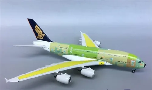 Vista 4 de Phoenix Singapore Airlines para Airbus A380 F-WWST 1 ° 400 DIECAST modelo de avión preconstruido