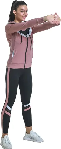 Vista 8 de Conjunto de chaleco y leggings para mujer, conjunto de ropa de entrenamiento de yoga, conjunto de 3 piezas para mujer