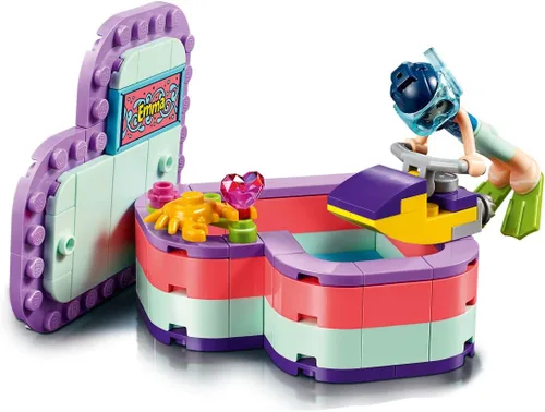 Vista 6 de LEGO Friends Emma's Summer Heart Box 41385 Kit de construcción, nuevo 2019 (86 piezas)