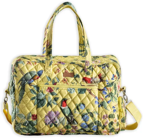 Vista 27 de Maison d' Hermine Bolsas de fin de semana para mujer, de algodón, acolchadas, para equipaje nocturno, bolsa de fin de semana para hombres, regalos