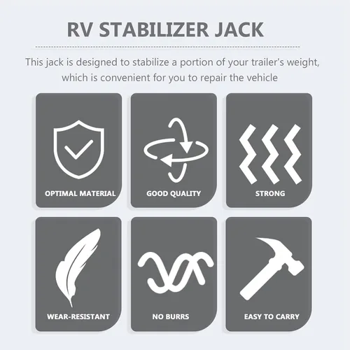 Vista 7 de ULTECHNOVO 1pc Jack Stand Car Gadgets Accesorios de viaje Jack para elevación de coche Accesorios de coche Accesorios de coche Accesorios